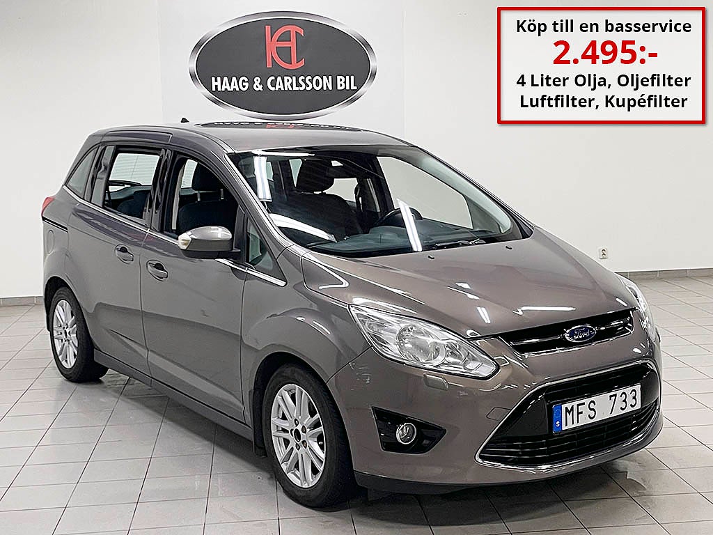 Ford C-Max Grand 1.0 EcoBoost 7-sitsig NYBYTT KAMREM 125hk