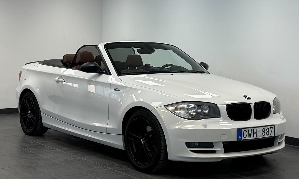 BMW 120 i Convertible Läder fint skick 170hk finans fr. 1050kr/
