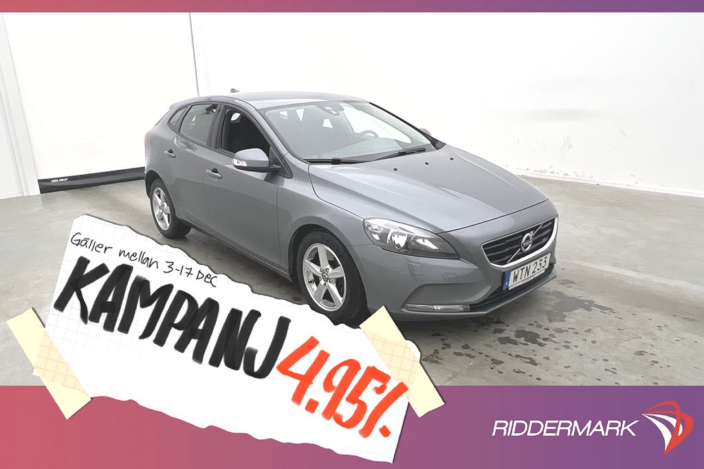 Volvo V40 D2 Kinetic Värmare Perfo 4,95% Ränta