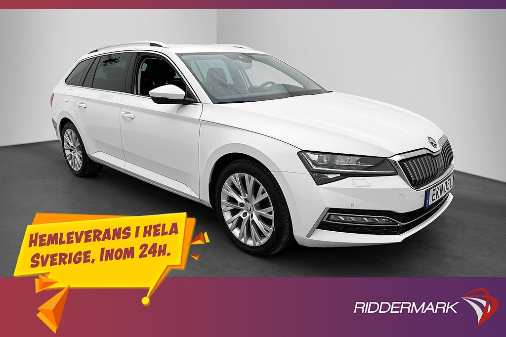 Skoda Superb 1.4 TSI iV 218hk Värmare Cockpit Drag CarPlay