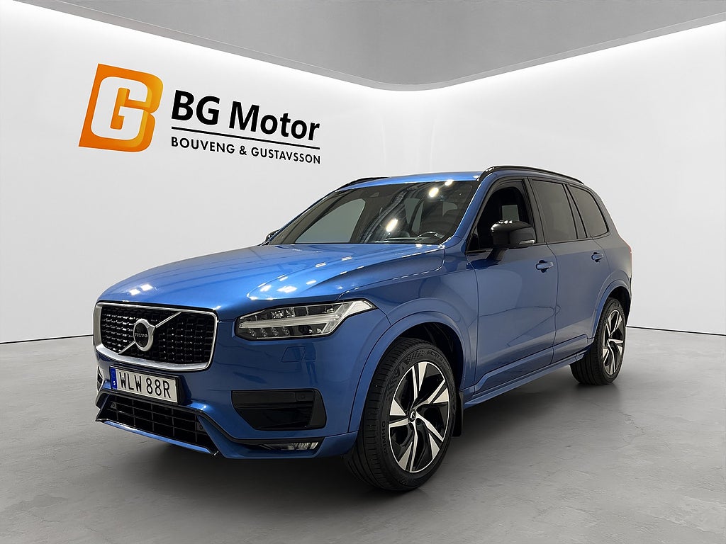 Volvo XC90 B5 235HK Aut 7-Sits R-Design CarPlay/Drag/Värmare/360