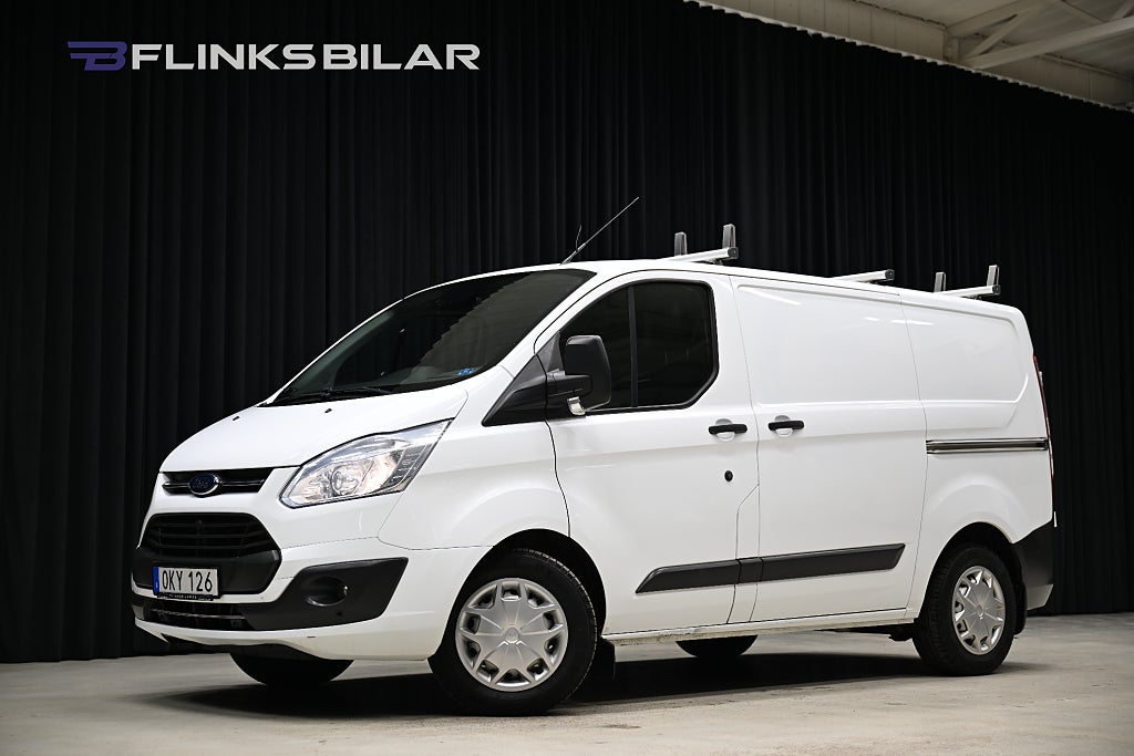 Ford Transit Custom 130HK Servicebil|Inredd|Dubbeldörr|NyKamrem|Moms