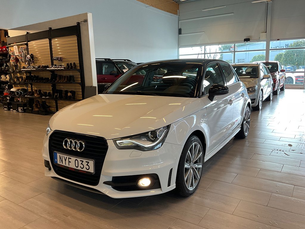 Audi A1 Sportback 1.2 TFSI S-line Svensksåld S&V-Hjul 