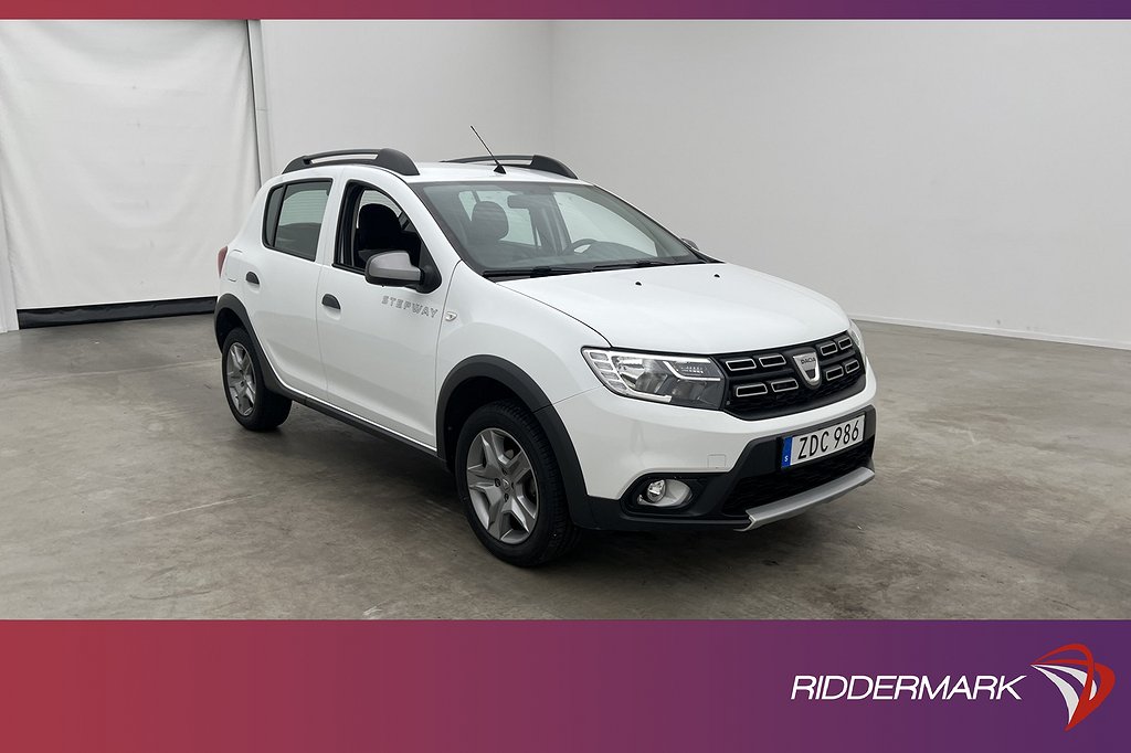 Dacia Sandero Stepway 0.9 TCe 90hk En-Brukare Navi Sensorer