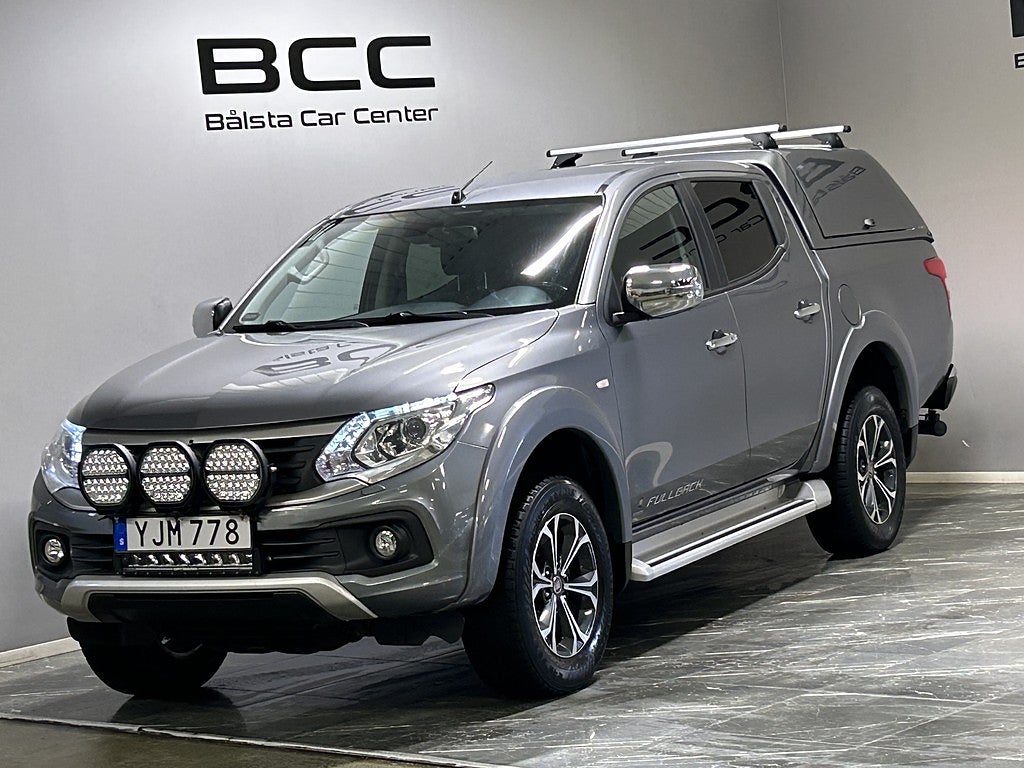 Fiat Fullback Double Cab 2.4 4x4 Kåpa Webasto Drag GPS Navi *SE UTR