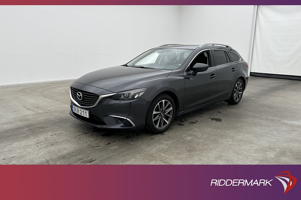 Mazda 6 Wagon AWD 150hk Vision Värmare Navi Sensorer Drag