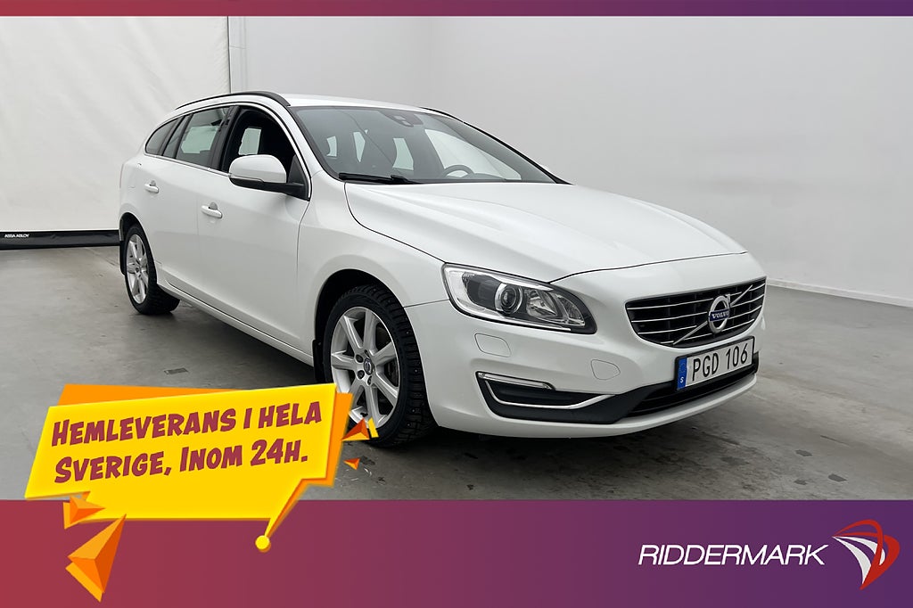Volvo V60 D3 150hk D-Värmare VOC Drag 0.41l/mil