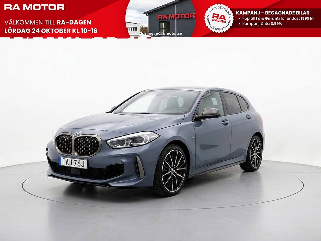 BMW M135i xDrive 306hk M Sport| Pano | H/K | Skalstolar | HUD | 2020