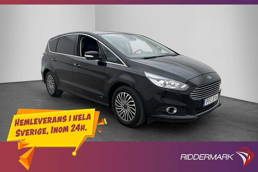 Ford S-Max 2.0 EcoBlue AWD 190hk Titanium P-Sensorer CarPlay