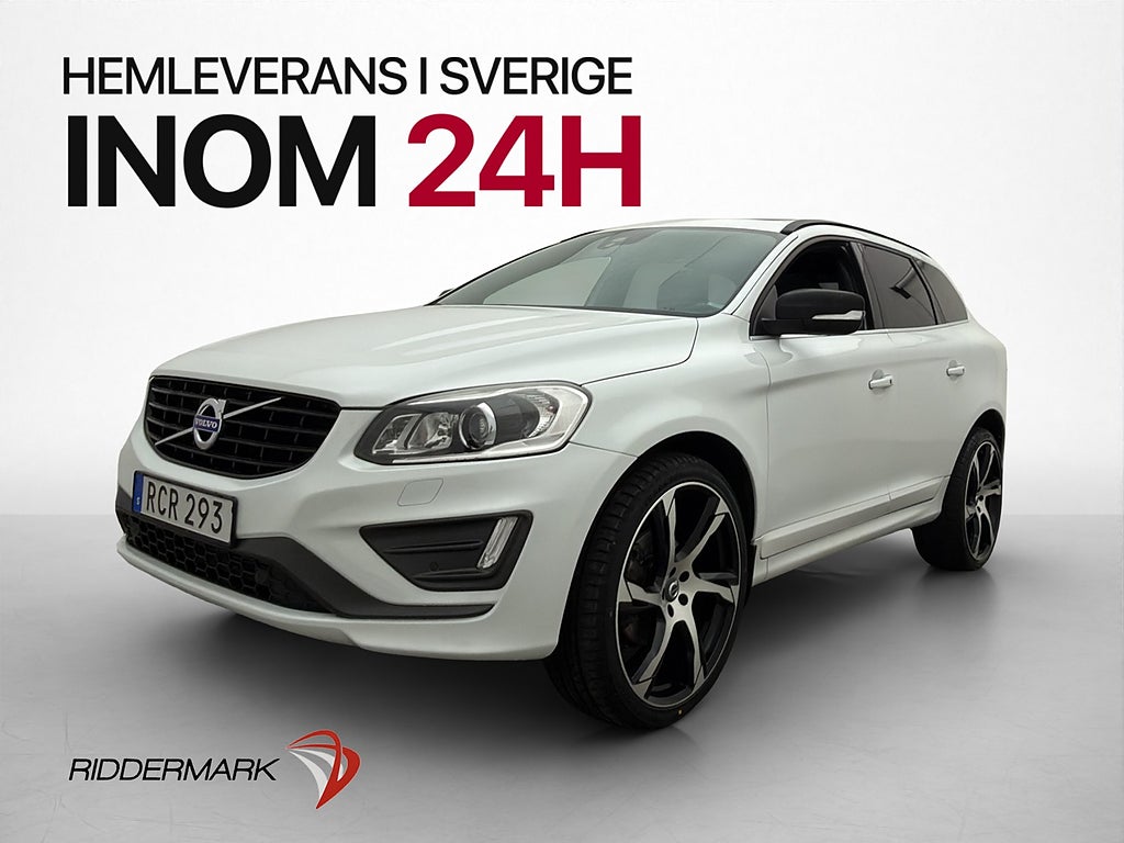 Volvo XC60 D4 AWD 190hk R-Design BLIS Pano Drag PDC VOC