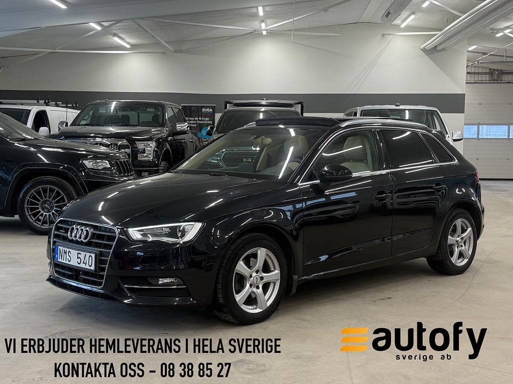 Audi A3 Sportback 2.0 TDI QUATTRO PANORAMA SKINN NAVI D-VÄRM