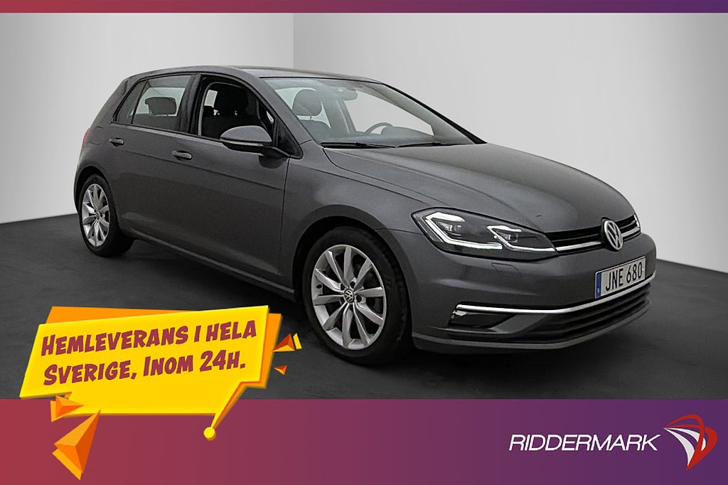 Volkswagen Golf 1.0 TSI CarPlay P-sensorer 1 Ägare 110hk