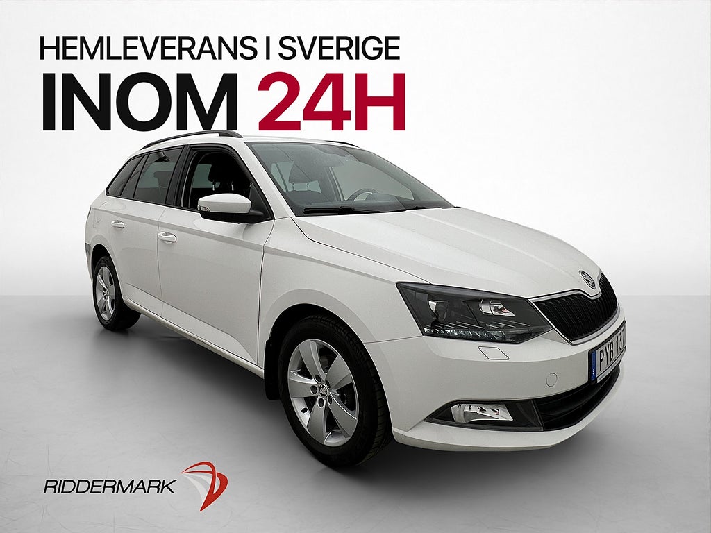 Skoda Fabia 1.0 TSI 95hk Style Sensorer CarPlay 0,44l/mil