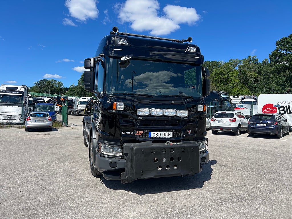 Scania G450 6x2*4 XT Lastväxlare, Fullt Plogutrustad