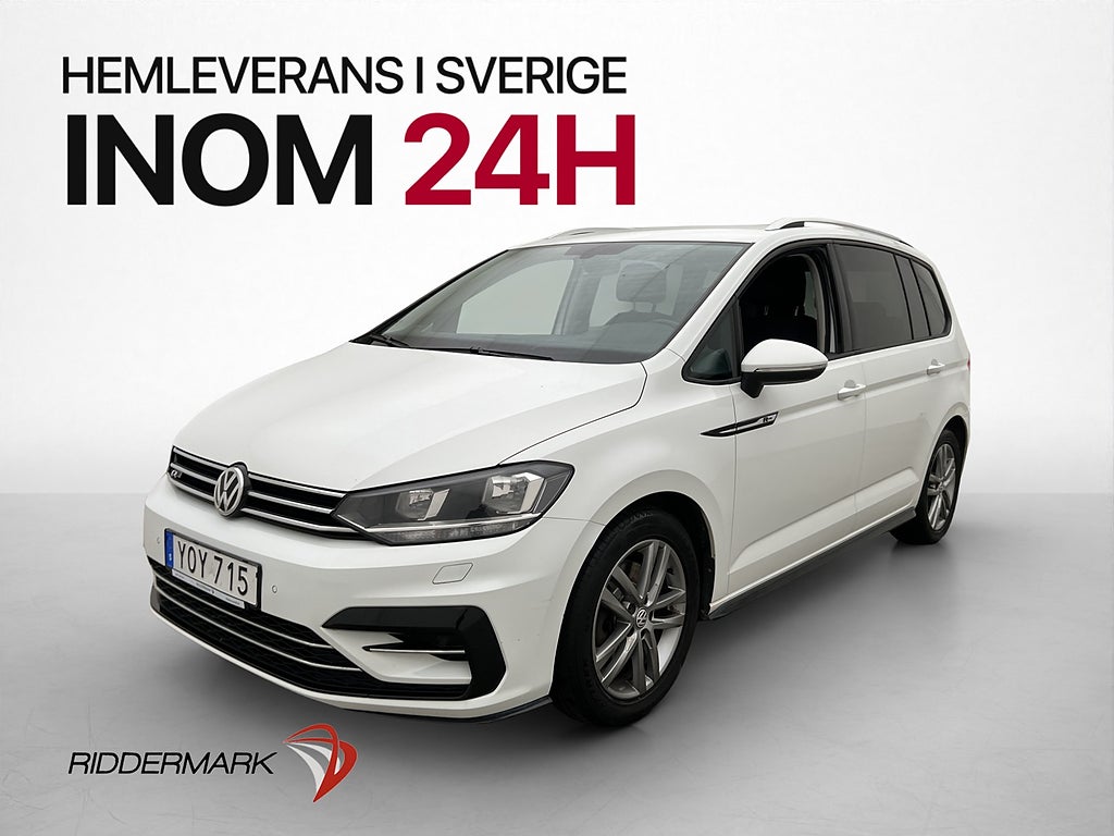 Volkswagen Touran 7-Sits 1.4 TSI 150hk R-Line Kamera Drag