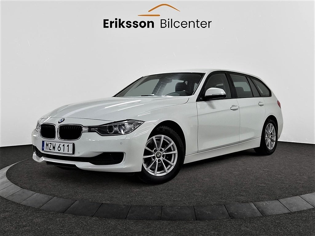BMW 320D Touring Steptronic 184hk Drag/Nyservad/Kamkedja/0%Ränta