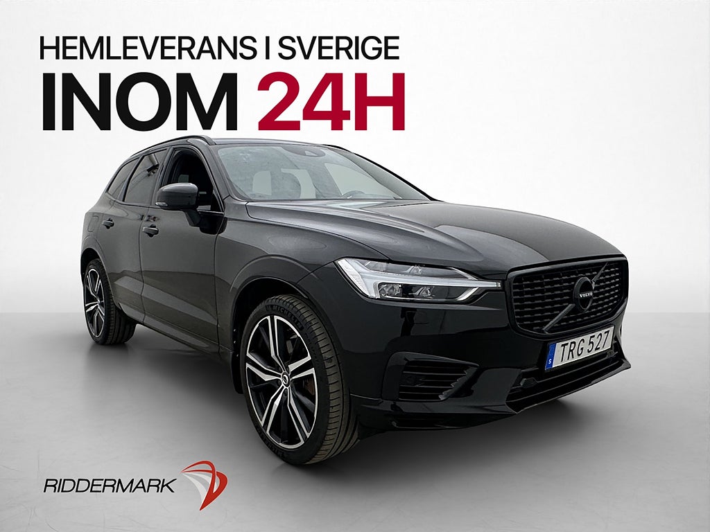 Volvo XC60 T8 AWD R-Design Pano VOC Värm Skinn Orrefors Drag