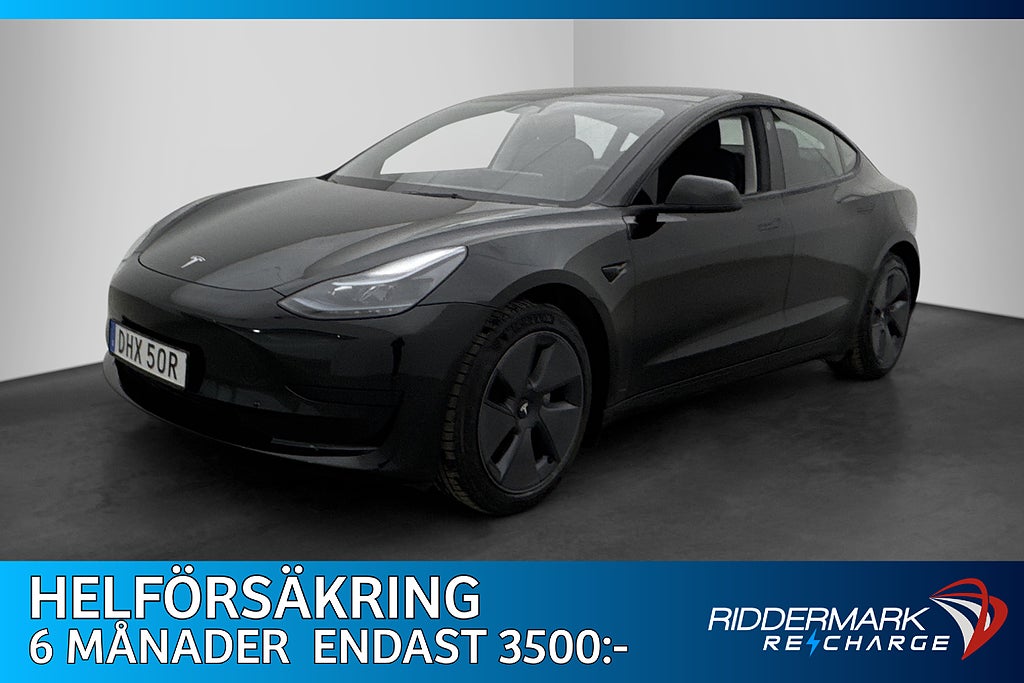 Tesla Model 3 Standard Range MOMS Ljus interiör Autopilot