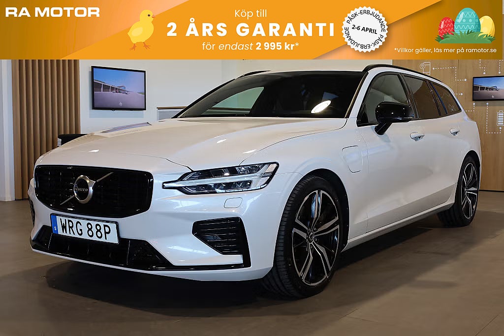 Volvo V60 Recharge T8 AWD 392hk R-Design Aut Kamera Leasbar 2021