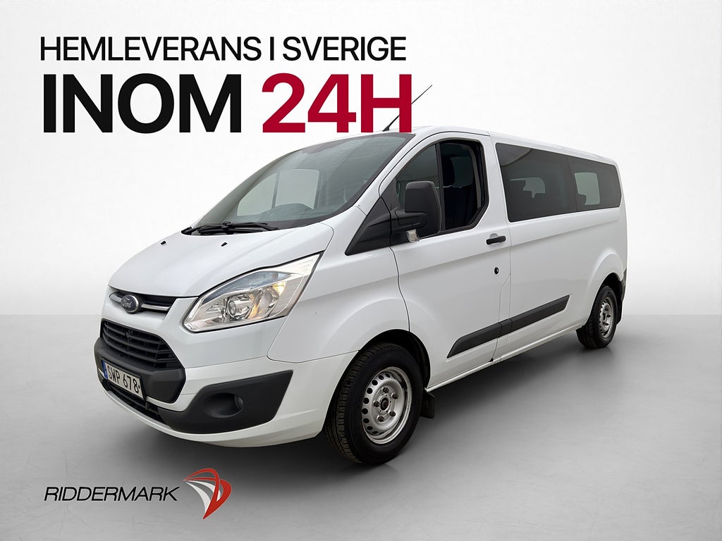 Ford Transit Custom Kombi L2 9-Sits Värmare Drag Farthållare