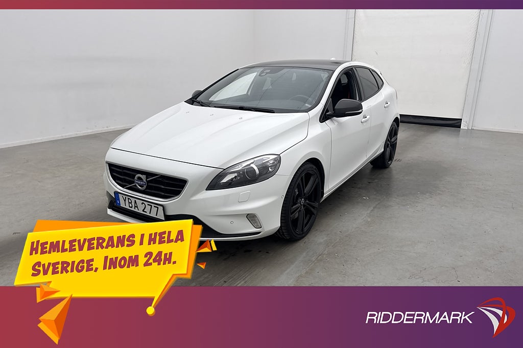 Volvo V40 T5 R-Design Carbon Edt VoC Fullservad 2Ägare 245hk