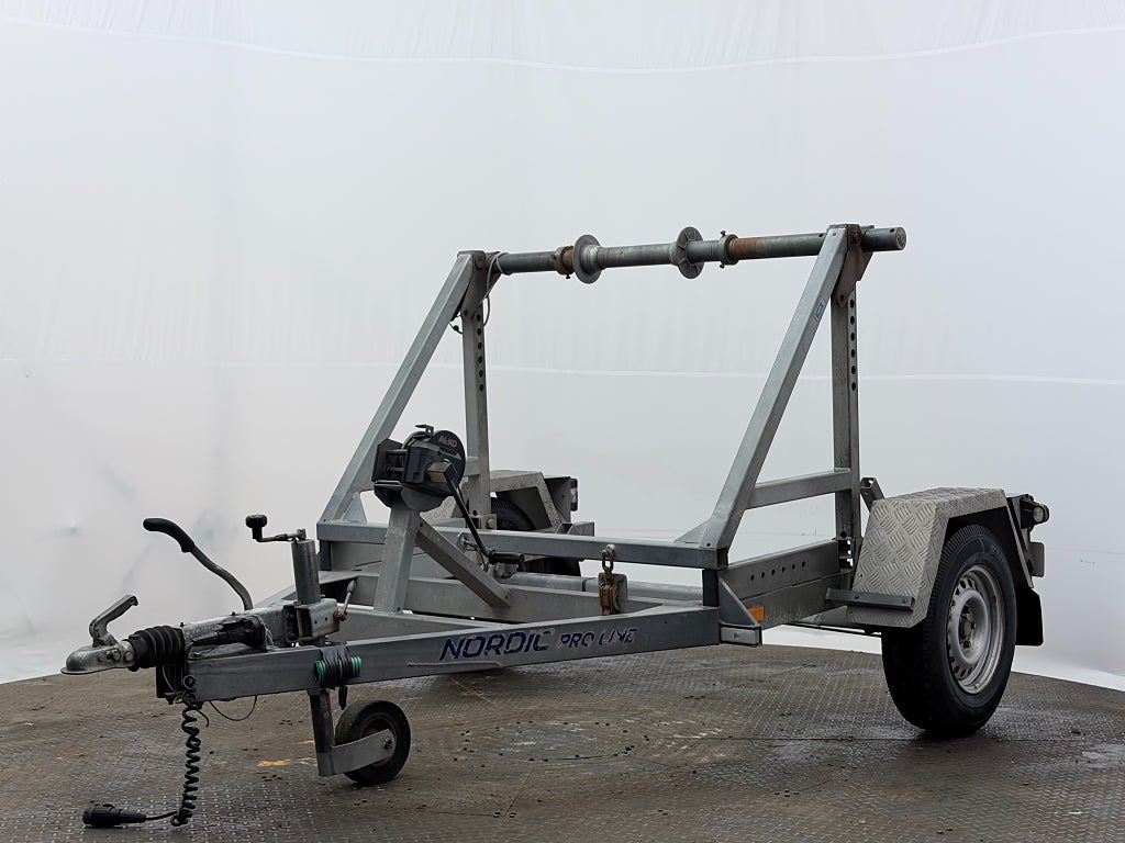Nordic Cartrailer ProLine 1500 Kabelsläp Tippbar Vinsch Bromsad