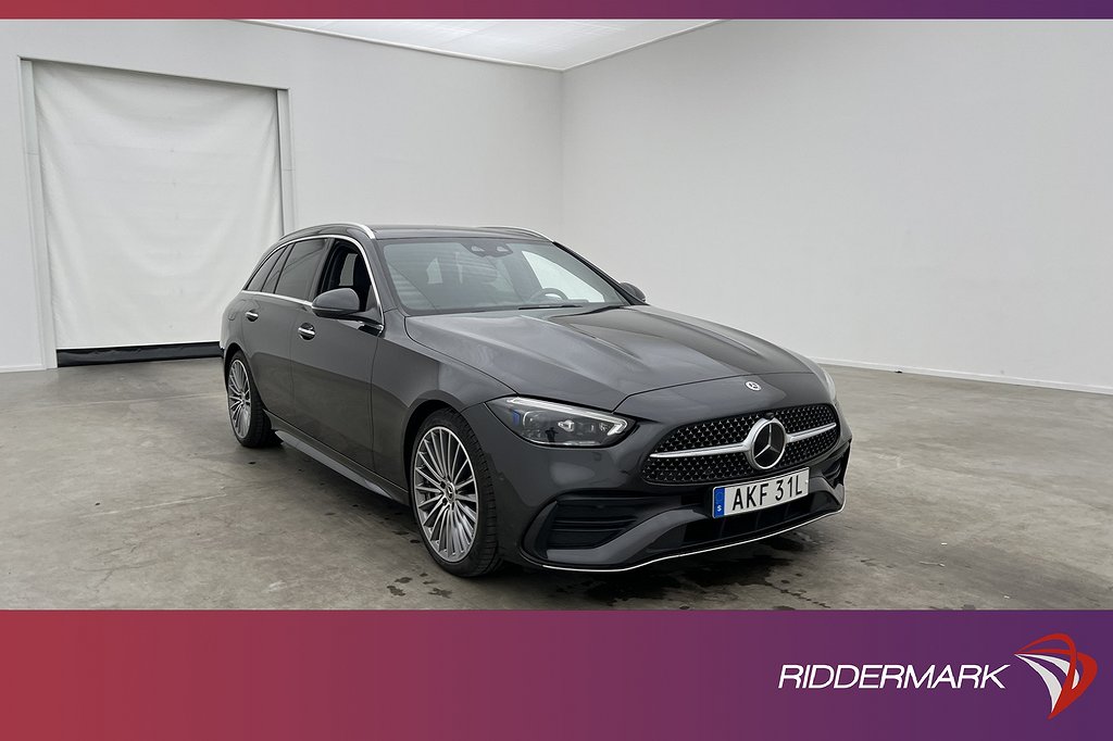 Mercedes-Benz C 220 T d 200hk AMG Pano Värm Burmester 360°