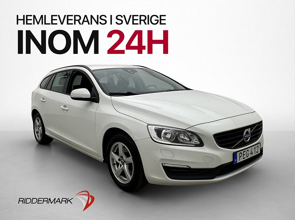 Volvo V60 T3 152hk Kinetic Värmare Drag Rattvärme P-Sesnorer