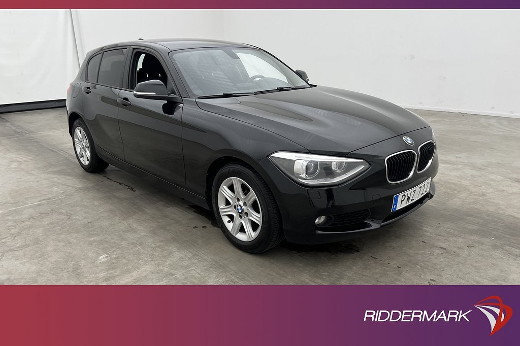 BMW 118 d 143hk Värmare Sensorer Farthållare 0,41l/mil