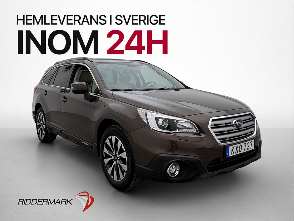 Subaru Outback 2.0 4WD H/K Värm Taklucka Skinn Kamera Drag