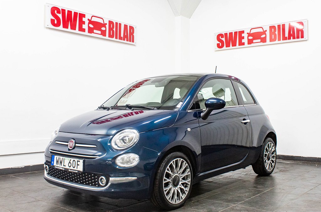 Fiat 500C 1.2 8V Dualogic Star AUTO PANO S&V-Hjul