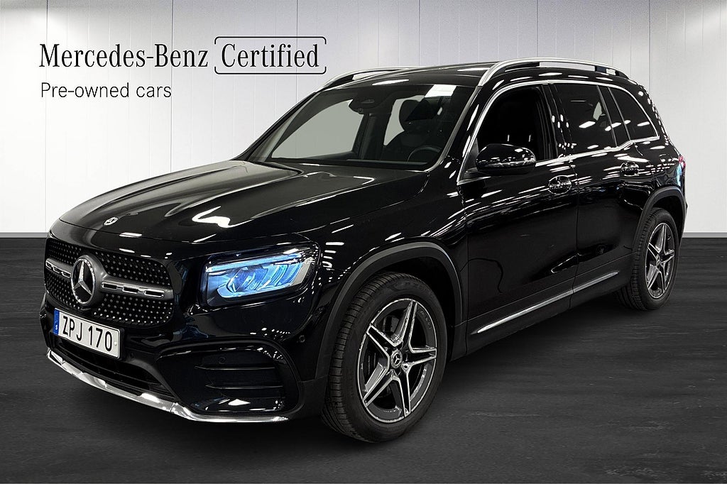 Mercedes-Benz GLB 220 d 4MATIC AMG Panorama Dragkrok Panelbelysning