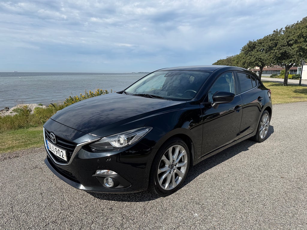 Mazda 3 Sport 2.2 SKYACTIV-D Automat Skinn P-Sensorer Navi