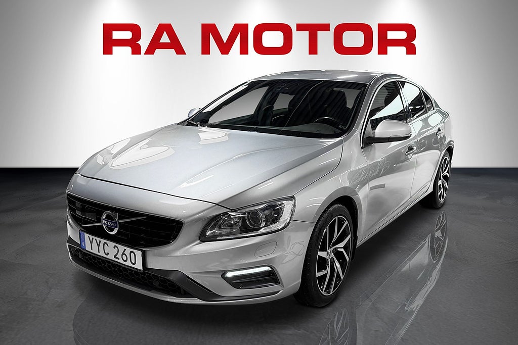 Volvo S60 D4 190hk R-Design |Drag|VOC|HK ljud|Kamera|Navi|
