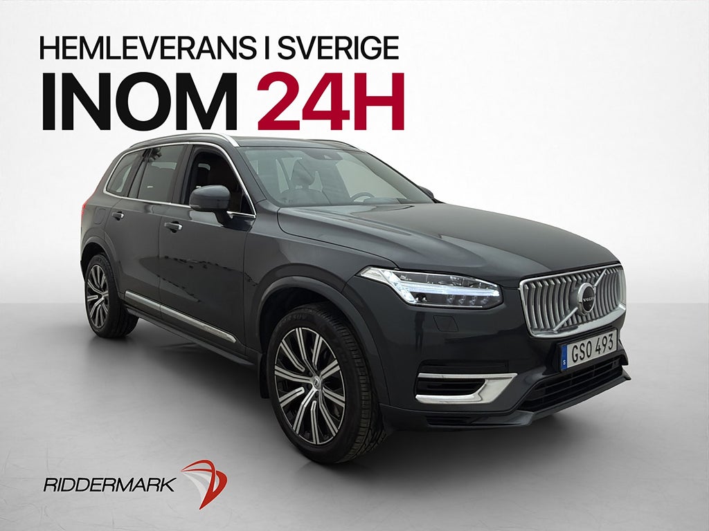 Volvo XC90 Recharge T8 AWD 7-sits Inscription HuD Pano Drag