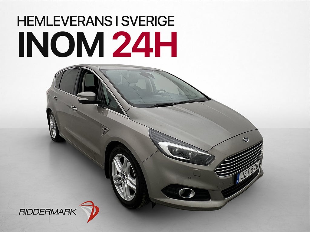 Ford S-Max 2.0 180hk Business 7-Sits D-Värmare Sensorer Drag