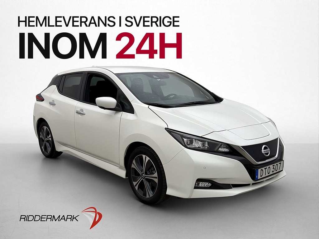 Nissan Leaf 150hk N-Connecta 360° kamera Navi Rattvärme