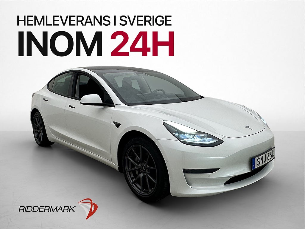 Tesla Model 3 Long Range AWD Svensksåld Autopilot