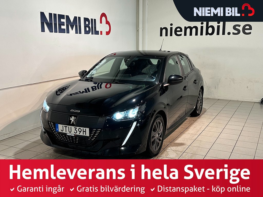Peugeot 208 1.2 PureTech Mvärm Psens Farthållare S/V-hjul