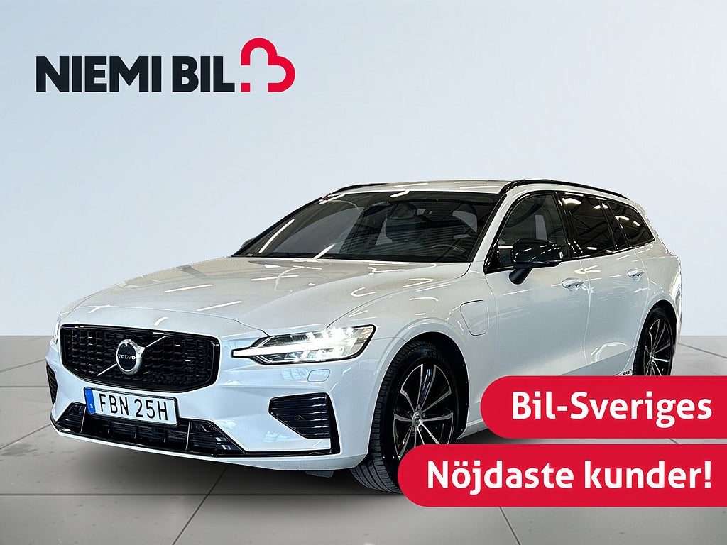 Volvo V60 Recharge T6 AWD Plus Dark S&V-hjul/Drag/Google/H/K/MOMS