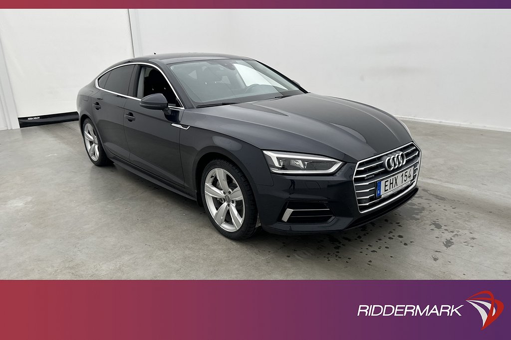 Audi A5 Sportback TFSI Quattro 252hk Proline B&O Sensorer