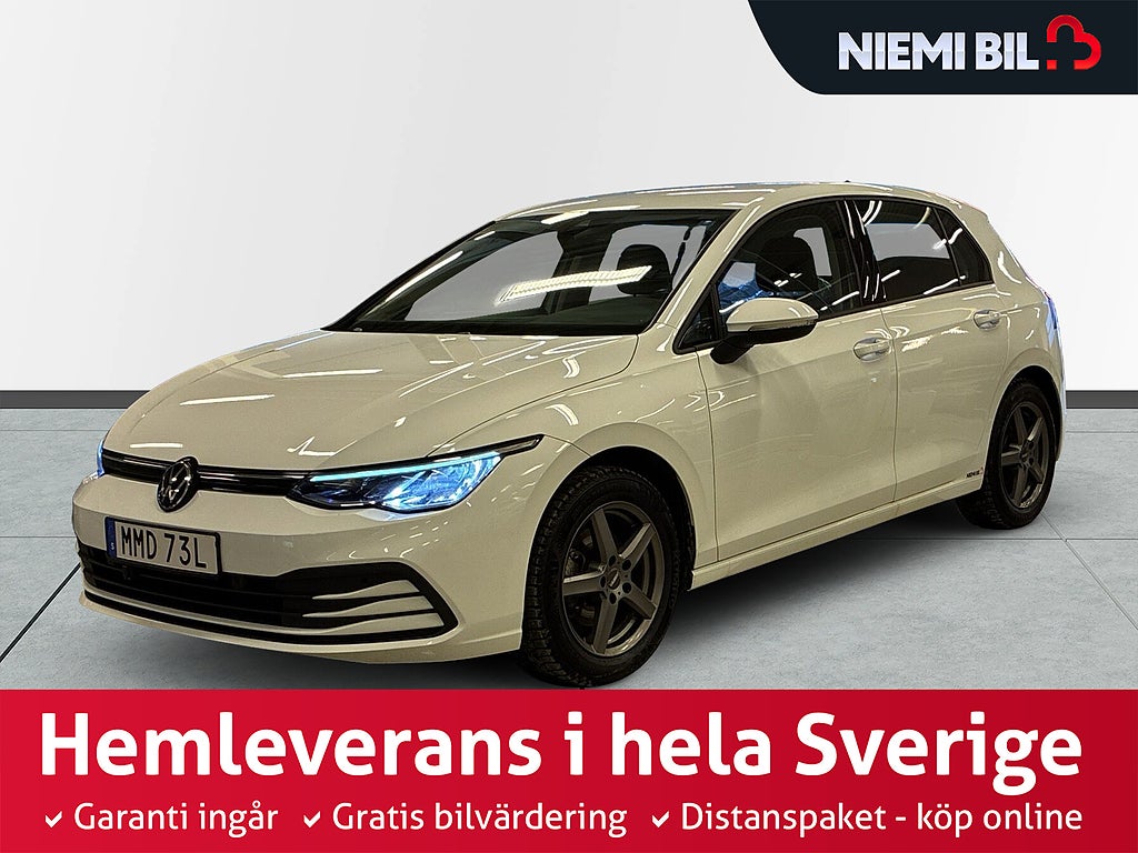 Volkswagen Golf 1.0 TSI Sov-däck/Drag/Mok-värm/B-värm/Kamera/P-sens