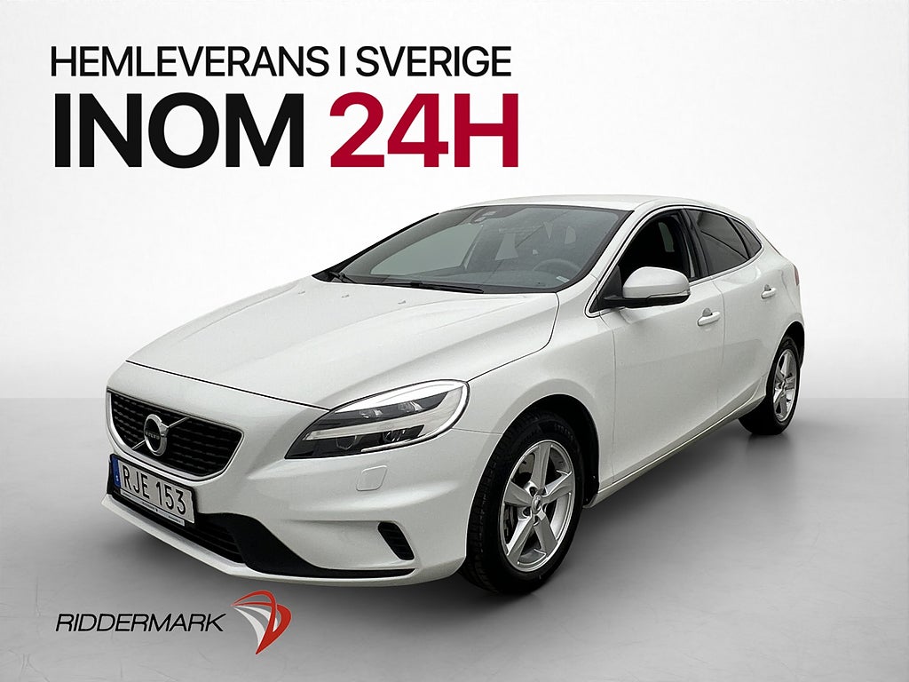 Volvo V40 D3 R-Design Skinn/Alcantara Sensorer Ny-Kamrem