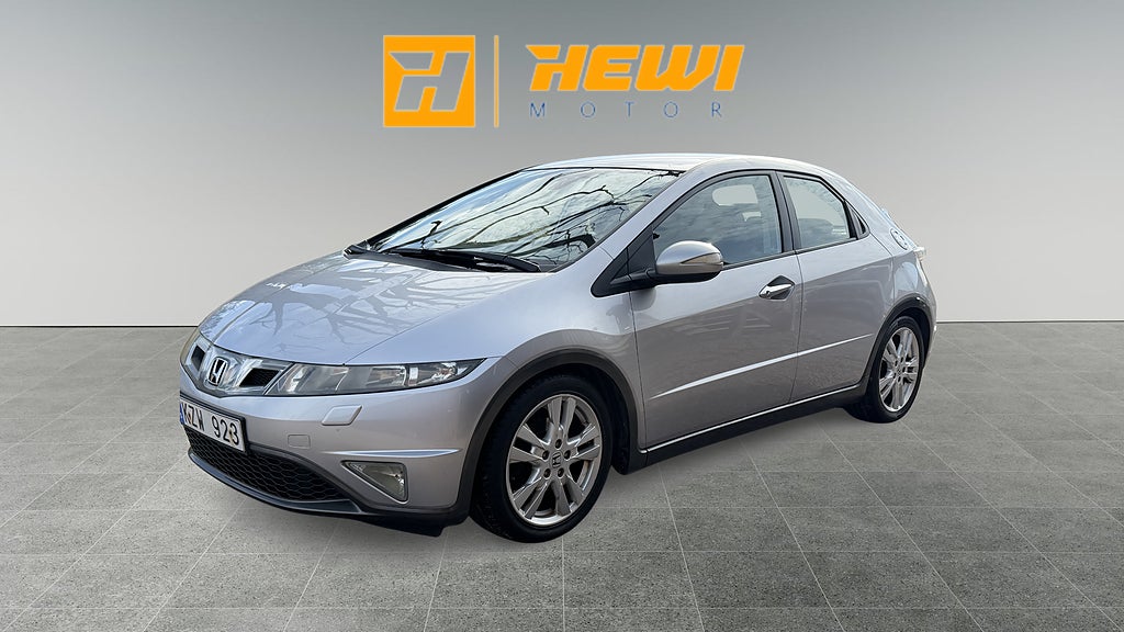 Honda Civic 5-d Sport 1.8 140HK|S&V-hjul|Nyserv|Dragkrok