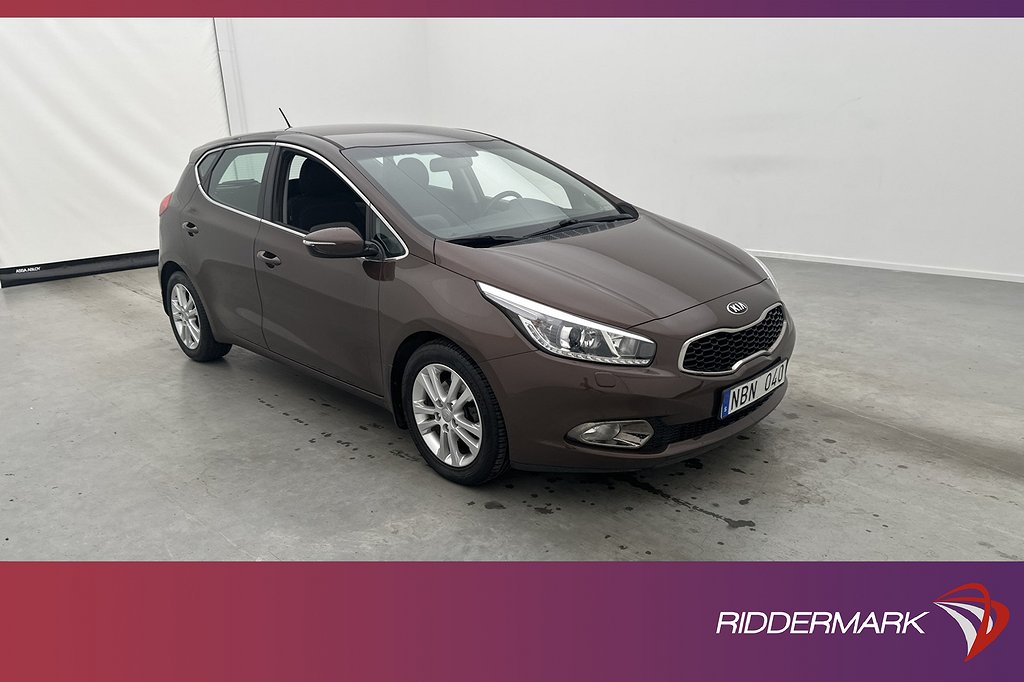 Kia Cee´d 1.6 128hk Sensorer Rattvärme Farthållare 0.37L/Mil