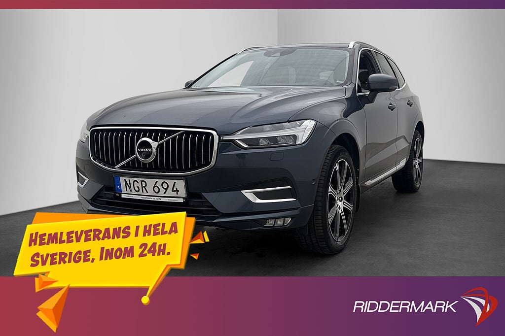 Volvo XC60 D5 AWD Inscription Pano B&W Luftfjädring HUD 360°