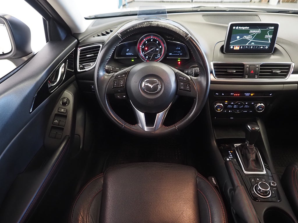 Mazda 3 Sport 2.2 150hk SKYACTIV-D Optimum |Drag|Skinn|HUD|Navi 2014