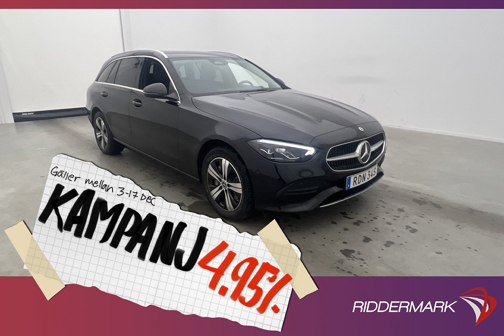 Mercedes-Benz C 300 T e 313hk Avantgarde Kame 4,95% Ränta