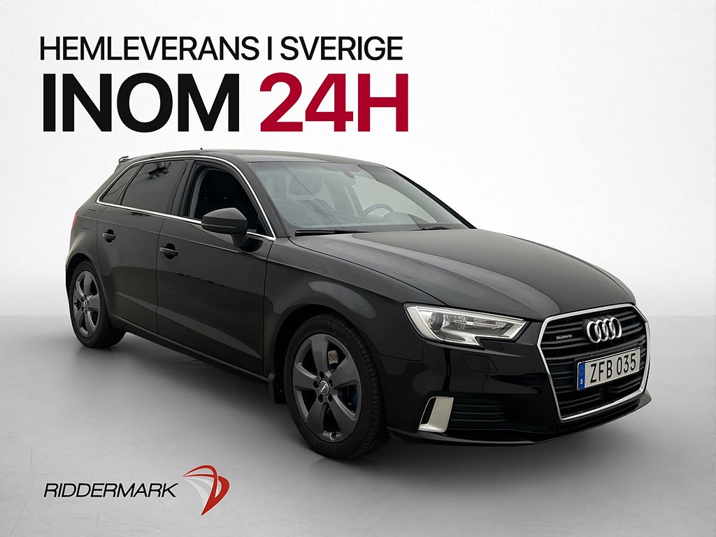 Audi A3 2.0 TFSI Quattro 190hk Proline Adaptiv-Farth PDC