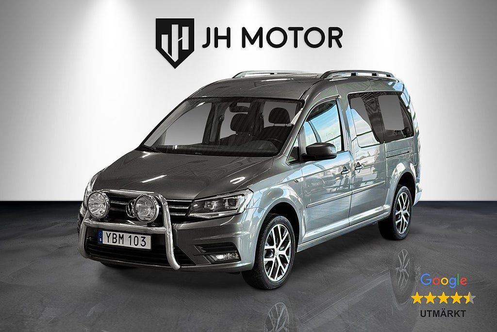 Volkswagen Caddy Maxi Life 2.0 TDI 4Motion 7-sits 150hk DVÄRMARE/Navi